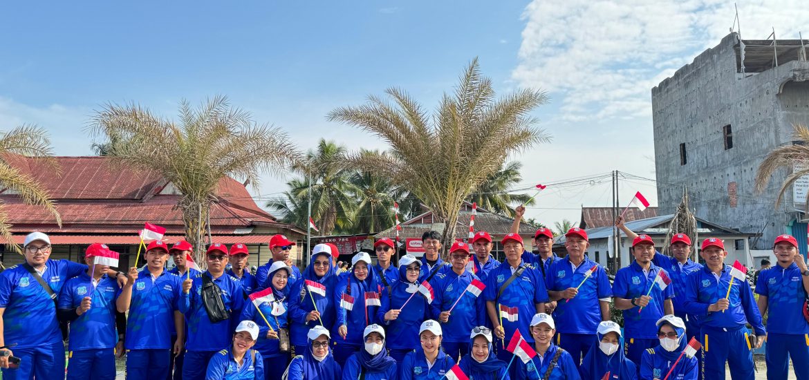 DISBUNAK MENGIKUTI PAWAI BUDAYA DAN PEMBANGUNAN DALAM RANGKA HARI JADI KABUPATEN TANJUNG JABUNG BARAT KE – 59 DAN HUT KEMERDEKAAN REPUBLIK INDONESIA KE – 79 TAHUN 2024