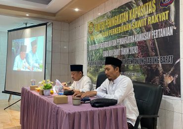 DISBUNAK MELAKSANAKAN BIMTEK PENINGKATAN KAPASITAS TIM PENDATAAN PERKEBUNAN SAWIT RAKYAT